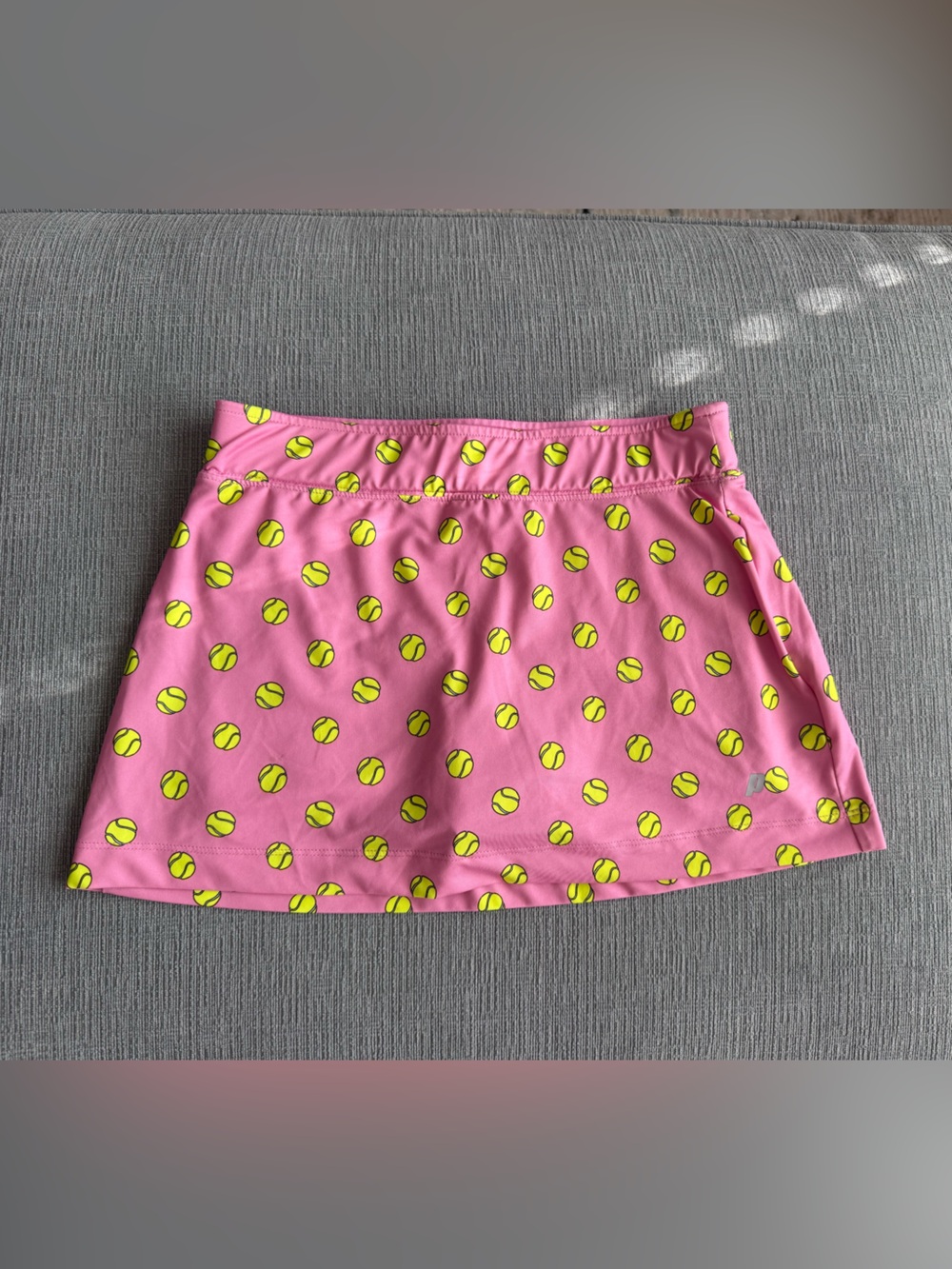 Pink Prince Tennis Ball Print Skort